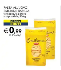 Esselunga PASTA ALL'UOVO EMILIANE BARILLA offerta