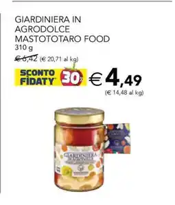 Esselunga GIARDINIERA IN AGRODOLCE MASTOTOTARO FOOD offerta