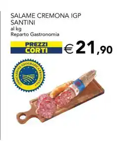 Esselunga SALAME CREMONA IGP SANTINI offerta