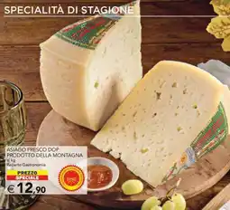Esselunga ASIAGO FRESCO DOP offerta