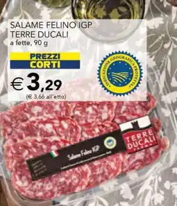 Esselunga Salame Felino IGP Terre Ducali offerta