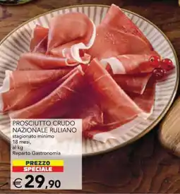 Esselunga PROSCIUTTO CRUDO NAZIONALE RULIANO offerta