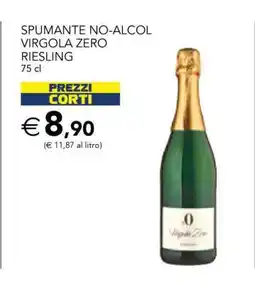 Esselunga SPUMANTE NO-ALCOL VIRGOLA ZERO RIESLING offerta