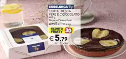 Esselunga TORTA FRESCA PERE E CIOCCOLATO offerta