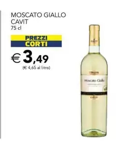 Esselunga MOSCATO GIALLO CAVIT offerta