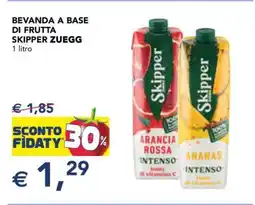 Esselunga BEVANDA A BASE DI FRUTTA SKIPPER ZUEGG offerta