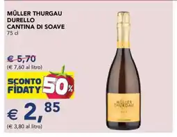 Esselunga MÜLLER THURGAU DURELLO CANTINA DI SOAVE 75 cl offerta