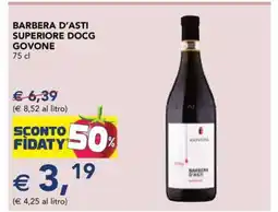 Esselunga Barbera D'Asti Superiore DOCG Govone offerta