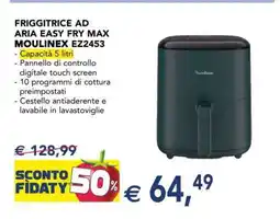 Esselunga FRIGGITRICE AD ARIA EASY FRY MAX MOULINEX EZ2453 offerta