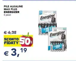 Esselunga PILE ALKALINE MAX PLUS ENERGIZER offerta