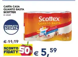 Esselunga Carta Casa Quanto Basta Scottex offerta