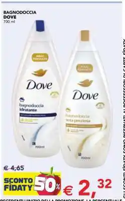 Esselunga BAGNODOCCIA DOVE offerta