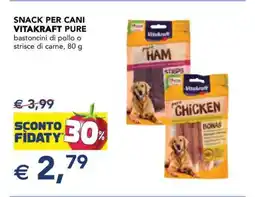 Esselunga SNACK PER CANI VITAKRAFT PURE offerta