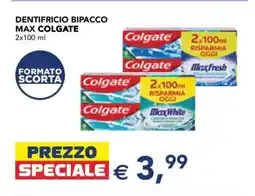 Esselunga DENTIFRICIO BIPACCO MAX COLGATE offerta