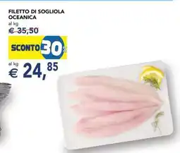 Esselunga FILETTO DI SOGLIOLA OCEANICA offerta