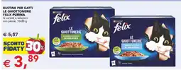 Esselunga BUSTINE PER GATTI LE GHIOTTONERIE FELIX PURINA offerta