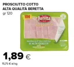 Oasi Prosciutto cotto Beretta offerta