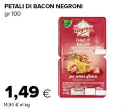 Oasi Petali di bacon Negroni offerta