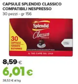 Oasi Capsule Splendid Classico offerta