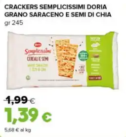Oasi Crackers semplicissimi Doria offerta