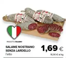 Oasi Salame nostrano senza lardello offerta