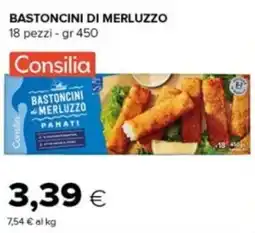 Oasi Consilia bastoncini di merluzzo panati offerta