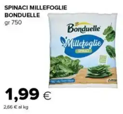 Oasi Spinaci millefoglie Bonduelle offerta