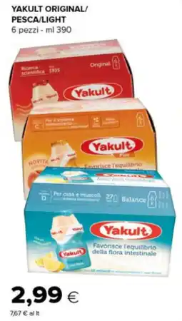 Oasi Yakult Original/Pesca/Light offerta