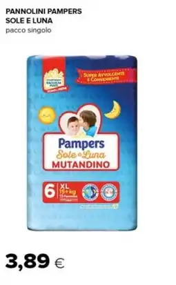 Oasi Pampers Sole e Luna Mutandino offerta