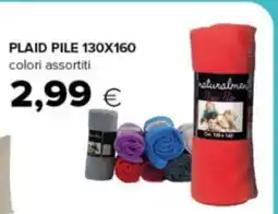 Oasi Plaid pile naturalmente offerta