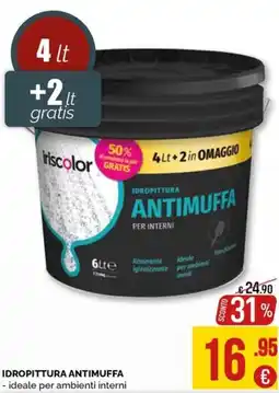 La Prealpina Iriscolor idropittura antimuffa offerta
