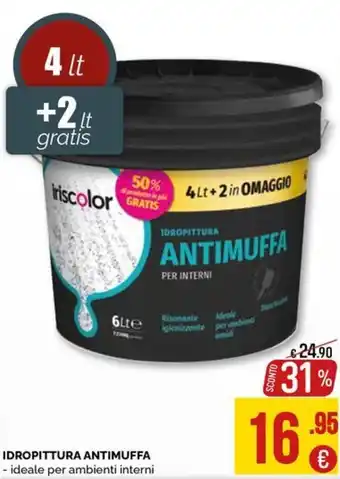Iriscolor idropittura antimuffa