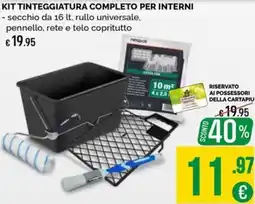 La Prealpina Kit tinteggiatura completo per interni Nespol offerta