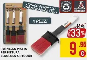 Pennello piatto per pittura ZeroLoss AirTouch
