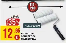 La Prealpina Kit pittura con pertica telescopica offerta