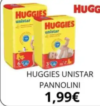 Huggies unistar pannolini