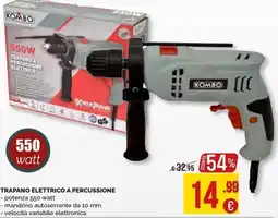 La Prealpina Trapano elettrico a percussione Kombo offerta