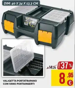 La Prealpina Valigetta portatrapano con vano portainserti offerta
