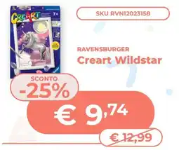 Mornati Paglia Ravensburger Creart Wildstar offerta