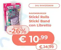 Mornati Paglia Ravensburger Sticki Rolls Sticki Band con Libretto offerta