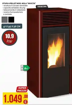 La Prealpina Stufa a pellet mod. Nola "Invicta" offerta