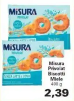 Alvama Misura Privolat Biscotti Miele offerta