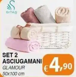 Bernava SITAS asciugamani glamour offerta