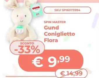Gund Coniglietto Flora