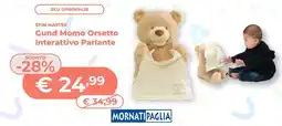 Mornati Paglia Spin Master Gund Momo Orsetto Interattivo Parlante offerta