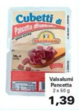 Alvama Cubetti di Pancetta affumicata Valsalumi offerta