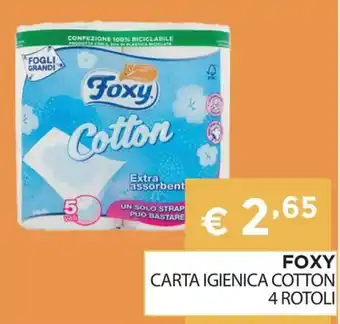 Foxy carta igienica cotton