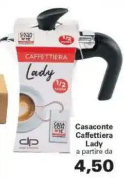 Alvama Casaconte Caffettiera Lady offerta