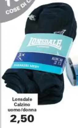 Alvama Lonsdale Calzino uomo/donna offerta
