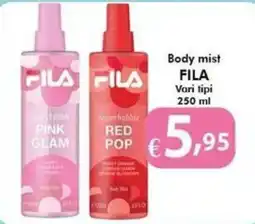 Bernava Body mist FILA offerta